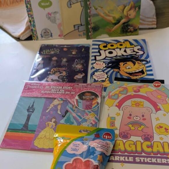 Disney Other - Kids 8pc Book and Activity Bundle Mo Willems Disney Princess Encanto Elmo